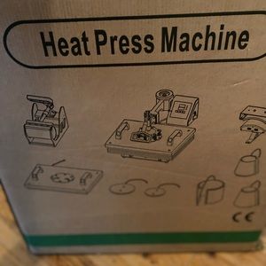 8 n 1 HeatPress Tshirt machine with ball cap